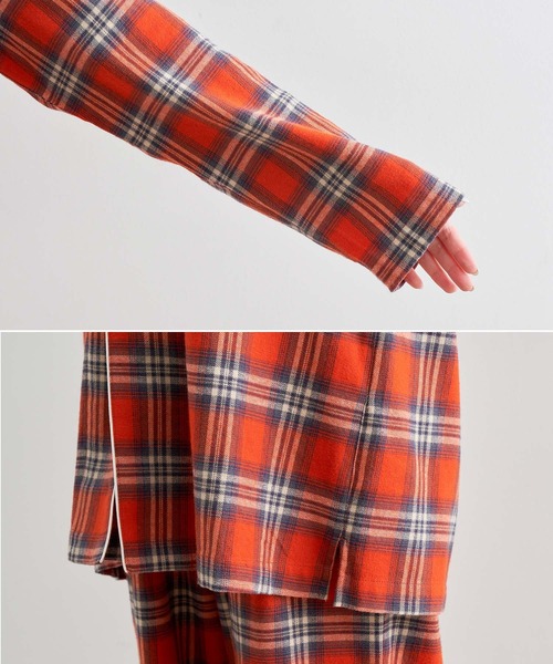 Miffy( ミッフィー)の「【miffy×ROPE' PICNIC】ルームウェアセット(ルームウェア/パジャマ・レディース・ネイビー/ブルー系その他/ホワイト/オレンジ・38)」の8枚目の写真