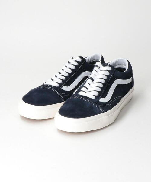 VANS（バンズ）の「＜VANS(ヴァンズ)＞ OLD SKOOL スエード スニーカー（スニーカー・レディース・ネイビー/ナチュラル・23cm/23.5cm/24cm/24.5cm）」の6枚目の写真