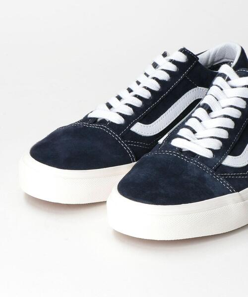 VANS（バンズ）の「＜VANS(ヴァンズ)＞ OLD SKOOL スエード スニーカー（スニーカー・レディース・ネイビー/ナチュラル・23cm/23.5cm/24cm/24.5cm）」の5枚目の写真