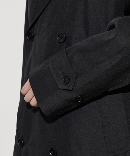 JUNRED（ジュンレッド）の「コンフィールツイルリラックストレンチコート（トレンチコート・メンズ・ブラック/ベージュ・M/L/LL）」の15枚目の写真