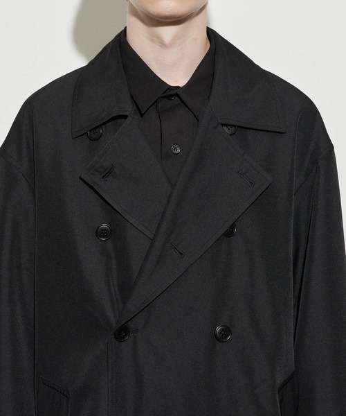 JUNRED（ジュンレッド）の「コンフィールツイルリラックストレンチコート（トレンチコート・メンズ・ブラック/ベージュ・M/L/LL）」の17枚目の写真