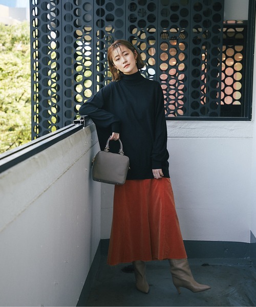 RIVE DROITE（リヴドロワ）の「デイリー使いが叶うシンプルバッグ　レザースクエアミニボストン（ボストンバッグ・レディース・ブラック/グレー系その他・FREE）」の22枚目の写真