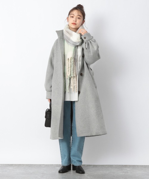 Heather（ヘザー）の「オオバンストール　254589（ストール/ショール・レディース・アイボリー/ホワイト系その他/ブラック/ブラック系その他/グリーン系その他/ベージュ系その他・ONE SIZE）」の17枚目の写真