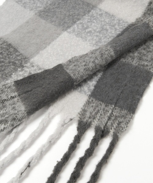 Heather（ヘザー）の「オオバンストール　254589（ストール/ショール・レディース・アイボリー/ホワイト系その他/ブラック/ブラック系その他/グリーン系その他/ベージュ系その他・ONE SIZE）」の19枚目の写真