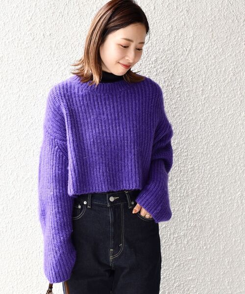 セール】【WEB限定】ショートニットプルオーバー◇（ニット/セーター