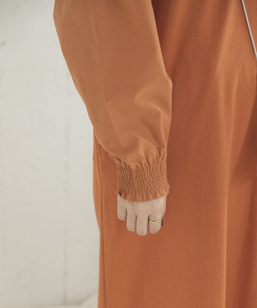 ITEMS URBANRESEARCH（アイテムズ アーバンリサーチ）の「ソデドッキングワンピース（ワンピース・レディース・ブラック/グレー系その他/レッド系その他・FREE）」の12枚目の写真