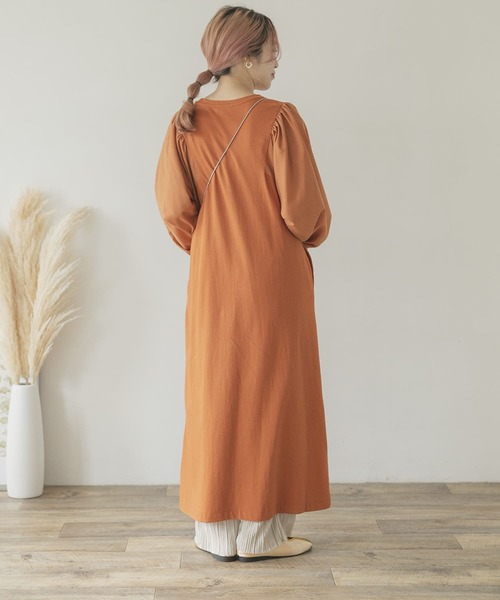 ITEMS URBANRESEARCH（アイテムズ アーバンリサーチ）の「ソデドッキングワンピース（ワンピース・レディース・ブラック/グレー系その他/レッド系その他・FREE）」の15枚目の写真