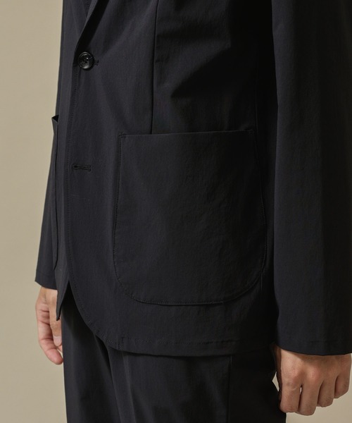 NANO universe（ナノユニバース）の「CORDURAストレッチジャケット(セットアップ対応)（テーラードジャケット・メンズ・ベージュ/ブラック/ネイビー・L/M/S/XL）」の6枚目の写真