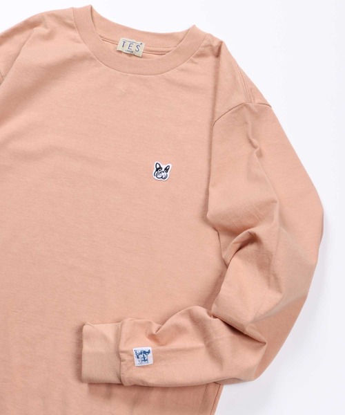 The Endless Summer（エンドレスサマー）の「TES DOG BEACH LONG SLEEVE TEE / ロンT（Tシャツ/カットソー・メンズ・サーモンピンク/ブラック/ホワイト・LARGE/X-LARGE/SMALL/MEDIUM）」の3枚目の写真