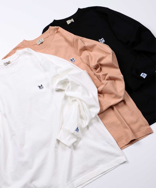 The Endless Summer（エンドレスサマー）の「TES DOG BEACH LONG SLEEVE TEE / ロンT（Tシャツ/カットソー・メンズ・サーモンピンク/ブラック/ホワイト・LARGE/X-LARGE/SMALL/MEDIUM）」の5枚目の写真