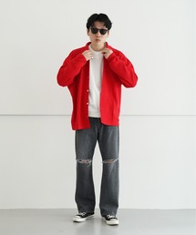 KAIKO | KAIKO BOX KNIT SHIRT(カーディガン/ボレロ)