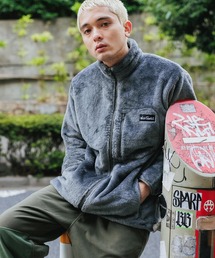 WILDTHINGS / ワイルドシングス SHAGGY FLEECE JACKET フリースジャケット ブランドロゴ ポケット ユニセックス