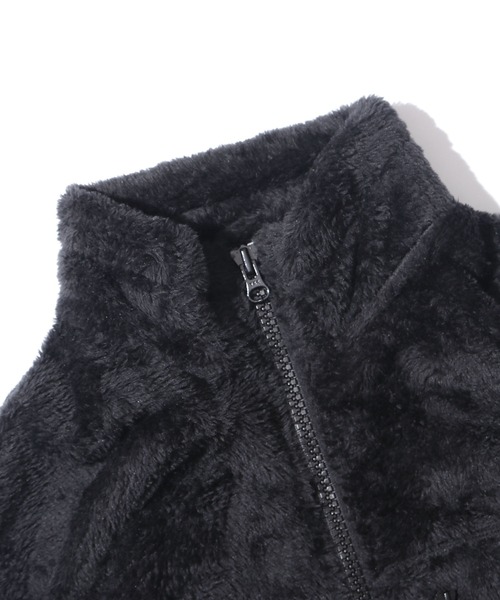 WILD THINGS（ワイルドシングス）の「WILDTHINGS / ワイルドシングス SHAGGY FLEECE JACKET フリースジャケット ブランドロゴ ポケット ユニセックス（ブルゾン・メンズ・チャコールグレー/ブラック・S/L/XL/M）」の18枚目の写真