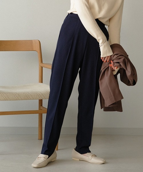 Bab（バブ）の「【WEB限定】美脚センターシームパンツ（その他パンツ・レディース・ネイビー/オレンジ/ブルー/グリーン・M）」の10枚目の写真