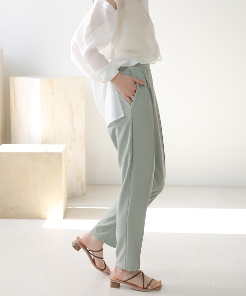 Bab（バブ）の「【WEB限定】美脚センターシームパンツ（その他パンツ・レディース・ネイビー/オレンジ/ブルー/グリーン・M）」の5枚目の写真