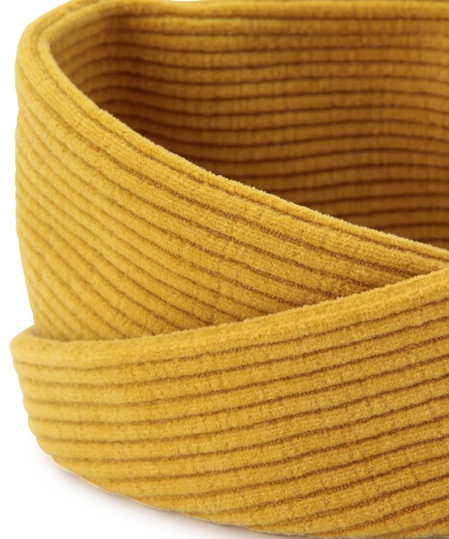 SALON adam et rope'（サロン アダム エ ロペ）の「【極上の肌ざわり】ヘアバンド -CreamyCotton /クリーミーコットン-（ヘアバンド・レディース・オフホワイト/チャコールグレー/パープル/マスタード・FREE）」の14枚目の写真