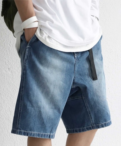 antiqua(アンティカ)の「デニムハーフパンツ(デニムパンツ・メンズ・ブルー・L/XL)」の10枚目の写真