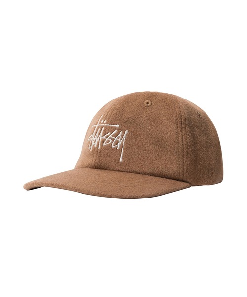Stussy Fuzzy Wool Big Logo Low Pro Cap - Forest | Garmentory
