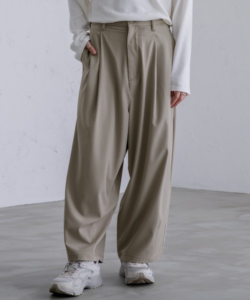 Adoon plain（アドーンプレーン）の「【Adoon plain】ワイドバルーンパンツ（その他パンツ・メンズ・グリーン/ブラック/ライトベージュ・MEDIUM/SMALL/LARGE）」の5枚目の写真