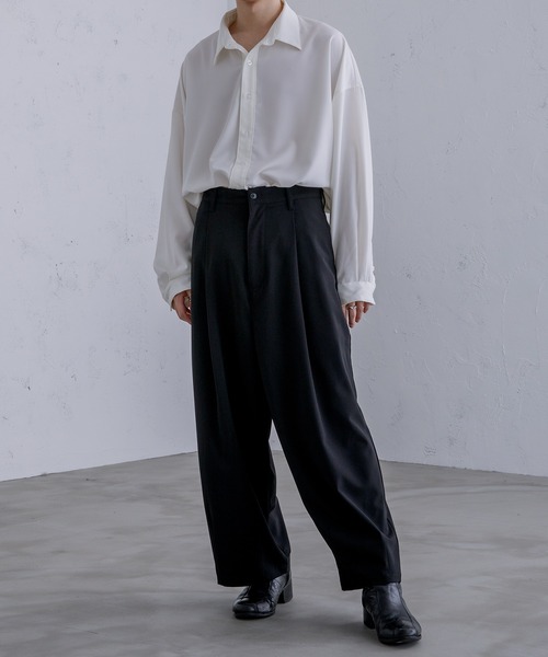 Adoon plain（アドーンプレーン）の「【Adoon plain】ワイドバルーンパンツ（その他パンツ・メンズ・グリーン/ブラック/ライトベージュ・MEDIUM/SMALL/LARGE）」の7枚目の写真