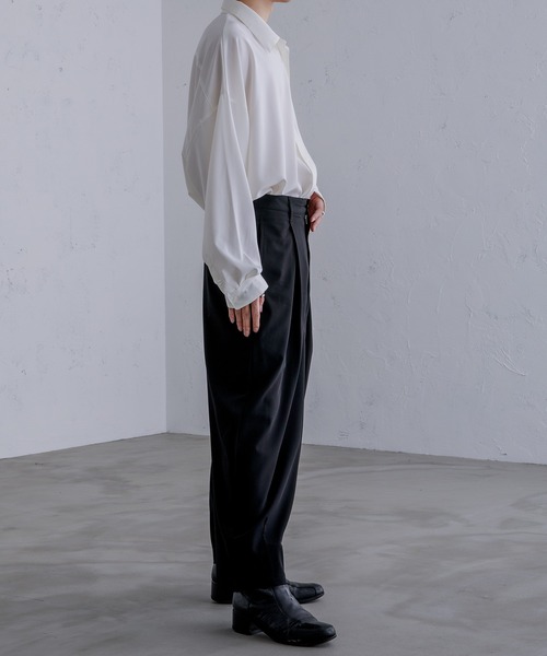 Adoon plain（アドーンプレーン）の「【Adoon plain】ワイドバルーンパンツ（その他パンツ・メンズ・グリーン/ブラック/ライトベージュ・MEDIUM/SMALL/LARGE）」の21枚目の写真
