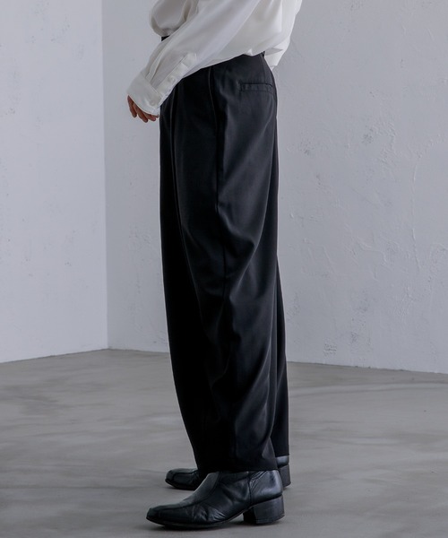 Adoon plain（アドーンプレーン）の「【Adoon plain】ワイドバルーンパンツ（その他パンツ・メンズ・グリーン/ブラック/ライトベージュ・MEDIUM/SMALL/LARGE）」の15枚目の写真