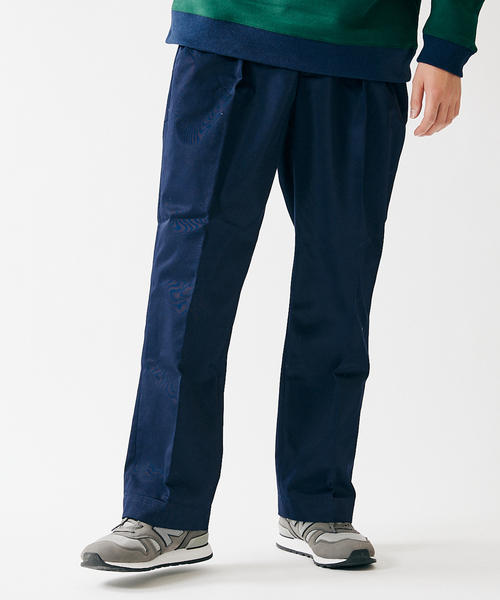 JOURNAL STANDARD（ジャーナルスタンダード）の「カラーT/C ツータック パンツ（チノパンツ・メンズ・グリーン/ブラック系その他/ネイビー/オレンジ/パープル/レッド・MEDIUM/LARGE）」の3枚目の写真