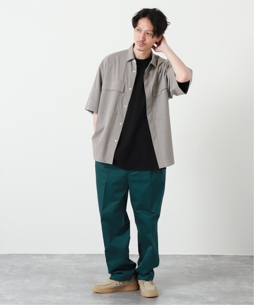 JOURNAL STANDARD（ジャーナルスタンダード）の「カラーT/C ツータック パンツ（チノパンツ・メンズ・グリーン/ブラック系その他/ネイビー/オレンジ/パープル/レッド・MEDIUM/LARGE）」の12枚目の写真