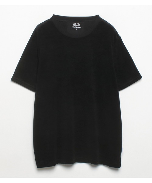 FRUIT OF THE LOOM(フルーツオブザルーム)の「【FRUIT OF THE LOOM】パイルルームウェアセットアップ/クルーネック/半袖Tシャツ&ハーフパンツ(ルームウェア/パジャマ・メンズ・グレー/ホワイト/ネイビー/ブラック・LL/M/L)」の9枚目の写真