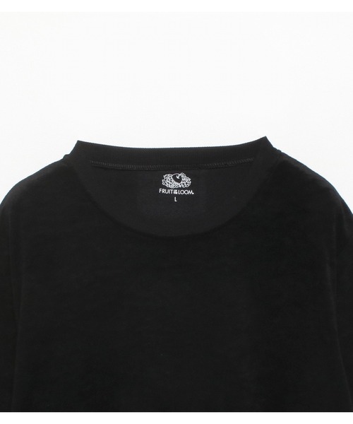 FRUIT OF THE LOOM(フルーツオブザルーム)の「【FRUIT OF THE LOOM】パイルルームウェアセットアップ/クルーネック/半袖Tシャツ&ハーフパンツ(ルームウェア/パジャマ・メンズ・グレー/ホワイト/ネイビー/ブラック・LL/M/L)」の10枚目の写真