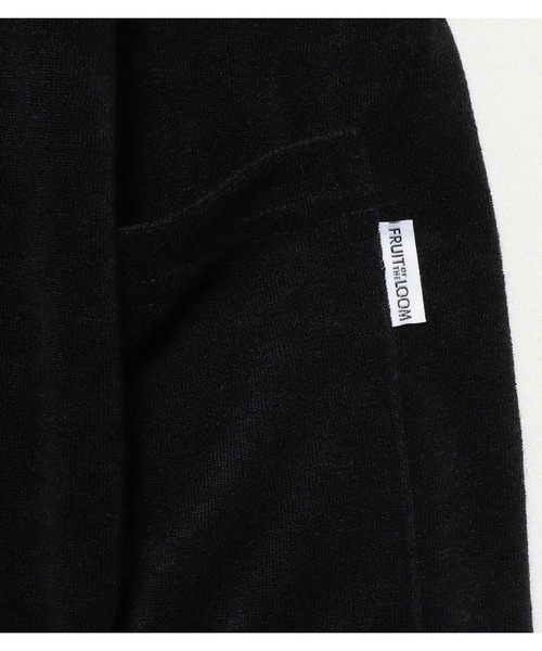 FRUIT OF THE LOOM(フルーツオブザルーム)の「【FRUIT OF THE LOOM】パイルルームウェアセットアップ/クルーネック/半袖Tシャツ&ハーフパンツ(ルームウェア/パジャマ・メンズ・グレー/ホワイト/ネイビー/ブラック・LL/M/L)」の13枚目の写真