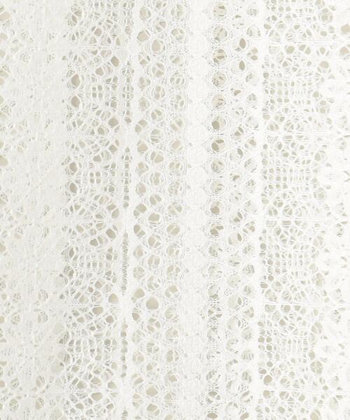 ASTRAET(アストラット)の「<ASTRAET(アストラット)>PE レース ノースリーブボレロ(シャツ/ブラウス・レディース・ホワイト/ブラック・FREE)」の16枚目の写真