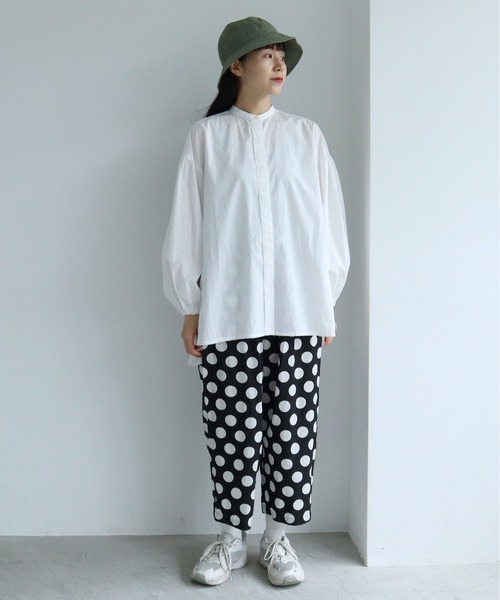 yuni（ユニ　）の「コットンキュプラ ｄｏｔプリントペチパンツ（コクーン）（その他パンツ・レディース・ブラック系その他/ブラック・FREE）」の7枚目の写真