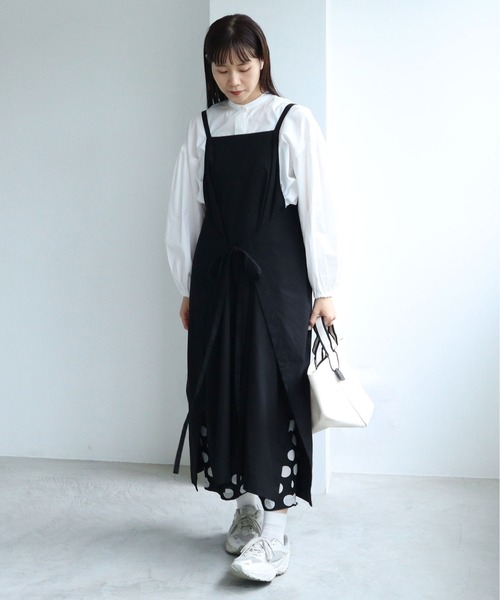 yuni（ユニ　）の「コットンキュプラ ｄｏｔプリントペチパンツ（コクーン）（その他パンツ・レディース・ブラック系その他/ブラック・FREE）」の13枚目の写真