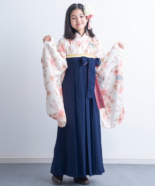 セール】【ZOZO限定カラー】小学校卒業式 簡単着付け 袴セット［15種の