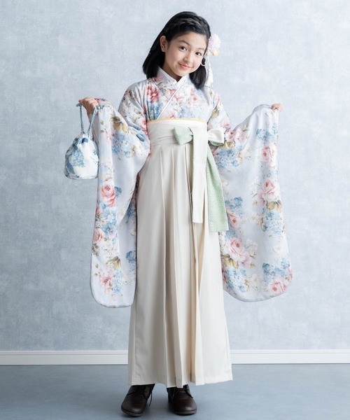 SweetMommy（スウィートマミー）の「小学校卒業式　簡単着付け 袴セット［15種の組み合わせ！］（着物・キッズ・ブルー系その他/レッド系その他/コーラルピンク/ライトブルー/コーラル/ブルー系その他5/グリーン系その他/ピンク系その他/ブルー系その他4/グリーン系その他2/ブルー系その他2/ピンク/ブルー系その他3/レッド系その他2/スカイブルー系1/スカイブルー系3/スカイブルー系2/ブルー系その他7/ホワイト系その他/イエロー系その他/ピンク系2/ピンク系1/イエロー系その他2/ブルー系2/ブルー系1/ブルー系3/サックスブルー系1/ローズ系2/レッド系その他3/ローズ系1/サックスブルー系3/ベージュ系2/サックスブルー系2/ベージュ系3/ベージュ系1/ホワイト系1/ローズ系3/ピンク系3/ベージュ系4・M/L）」の19枚目の写真