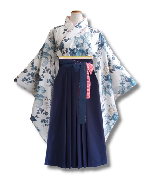 セール】小学校卒業式 簡単着付け 袴セット 【ZOZO限定カラー