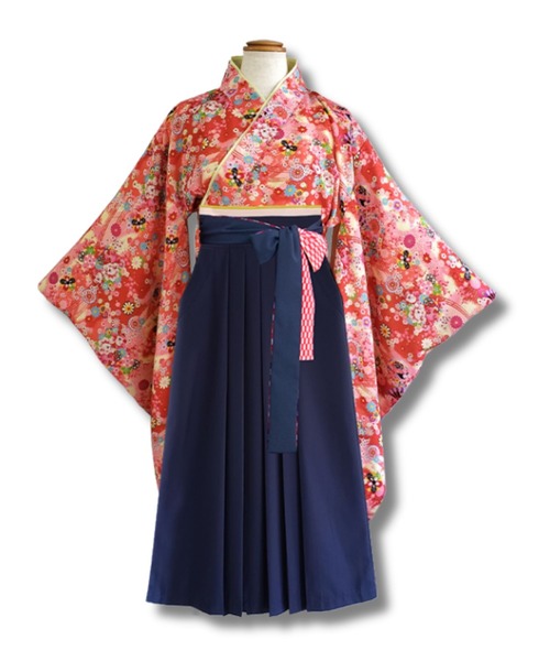 セール】小学校卒業式 簡単着付け 袴セット 【ZOZO限定カラー