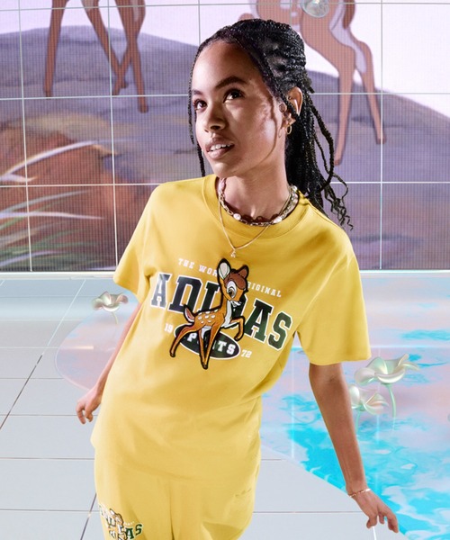 セール Zozo限定カラー ディズニー バンビ グラフィック 半袖tシャツ アディダスオリジナルス Tシャツ カットソー Adidas アディダス のファッション通販 Zozotown