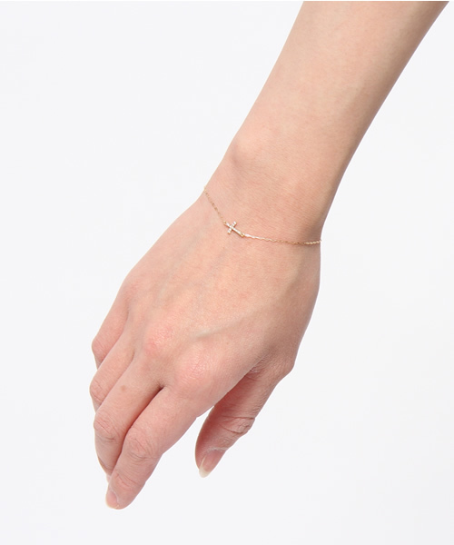 agete（アガット）の「K18ブレスレット（10151114010）（ブレスレット・レディース・ゴールド系その他・FREE）」の2枚目の写真