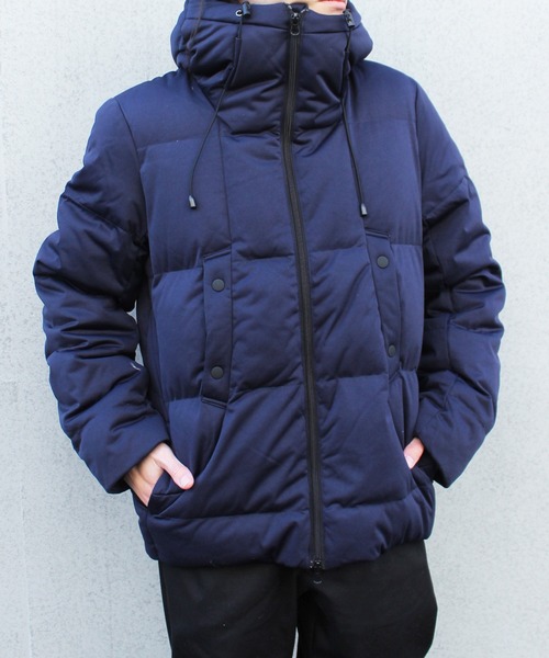 yield(イールド)の「【yield select apparel】ストレッチダウン フードジャケット SBSD-012(ダウンジャケット/コート・メンズ・チャコールグレー/ブラック/ベージュ/ネイビー/オリーブ・M/XL/L)」の5枚目の写真