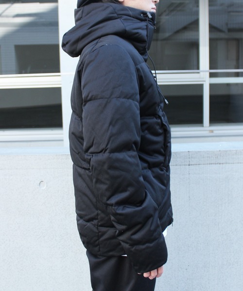 yield(イールド)の「【yield select apparel】ストレッチダウン フードジャケット SBSD-012(ダウンジャケット/コート・メンズ・チャコールグレー/ブラック/ベージュ/ネイビー/オリーブ・M/XL/L)」の11枚目の写真