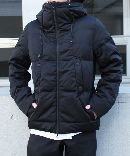 yield(イールド)の「【yield select apparel】ストレッチダウン フードジャケット SBSD-012(ダウンジャケット/コート・メンズ・チャコールグレー/ブラック/ベージュ/ネイビー/オリーブ・M/XL/L)」の9枚目の写真