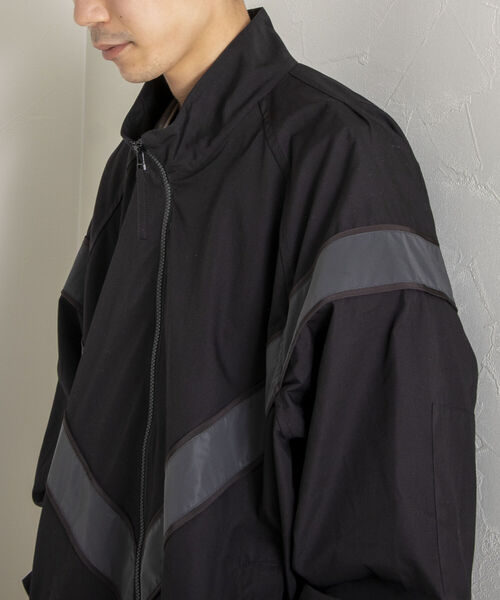 ARMY TWILL(アーミーツイル)の「【ARMY TWILL/アーミーツイル】Plain Weave Blouson プレーンウィーヴ トレーニングジャケット(ブルゾン・メンズ・ブラック/オリーブ・MEDIUM)」の7枚目の写真