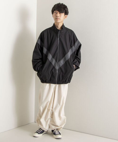 ARMY TWILL(アーミーツイル)の「【ARMY TWILL/アーミーツイル】Plain Weave Blouson プレーンウィーヴ トレーニングジャケット(ブルゾン・メンズ・ブラック/オリーブ・MEDIUM)」の13枚目の写真