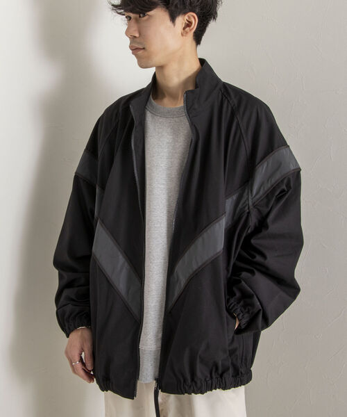 ARMY TWILL(アーミーツイル)の「【ARMY TWILL/アーミーツイル】Plain Weave Blouson プレーンウィーヴ トレーニングジャケット(ブルゾン・メンズ・ブラック/オリーブ・MEDIUM)」の5枚目の写真
