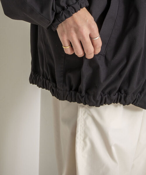 ARMY TWILL(アーミーツイル)の「【ARMY TWILL/アーミーツイル】Plain Weave Blouson プレーンウィーヴ トレーニングジャケット(ブルゾン・メンズ・ブラック/オリーブ・MEDIUM)」の8枚目の写真