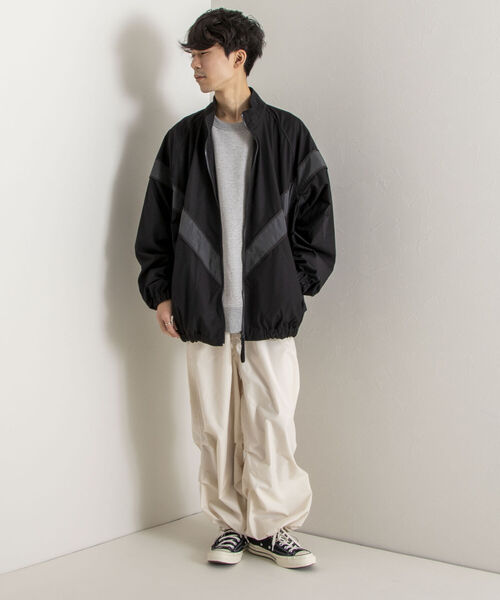 ARMY TWILL(アーミーツイル)の「【ARMY TWILL/アーミーツイル】Plain Weave Blouson プレーンウィーヴ トレーニングジャケット(ブルゾン・メンズ・ブラック/オリーブ・MEDIUM)」の6枚目の写真