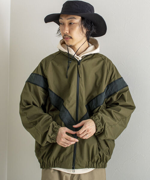 ARMY TWILL(アーミーツイル)の「【ARMY TWILL/アーミーツイル】Plain Weave Blouson プレーンウィーヴ トレーニングジャケット(ブルゾン・メンズ・ブラック/オリーブ・MEDIUM)」の20枚目の写真