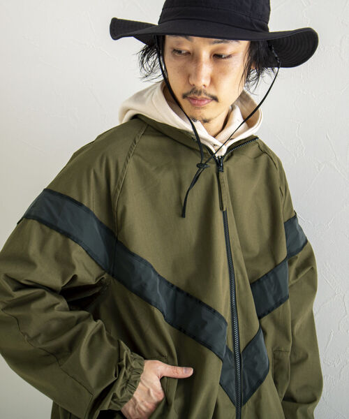 ARMY TWILL(アーミーツイル)の「【ARMY TWILL/アーミーツイル】Plain Weave Blouson プレーンウィーヴ トレーニングジャケット(ブルゾン・メンズ・ブラック/オリーブ・MEDIUM)」の21枚目の写真